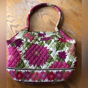 Vera Bradley Angle Tote: Hello Dahlia 🌸